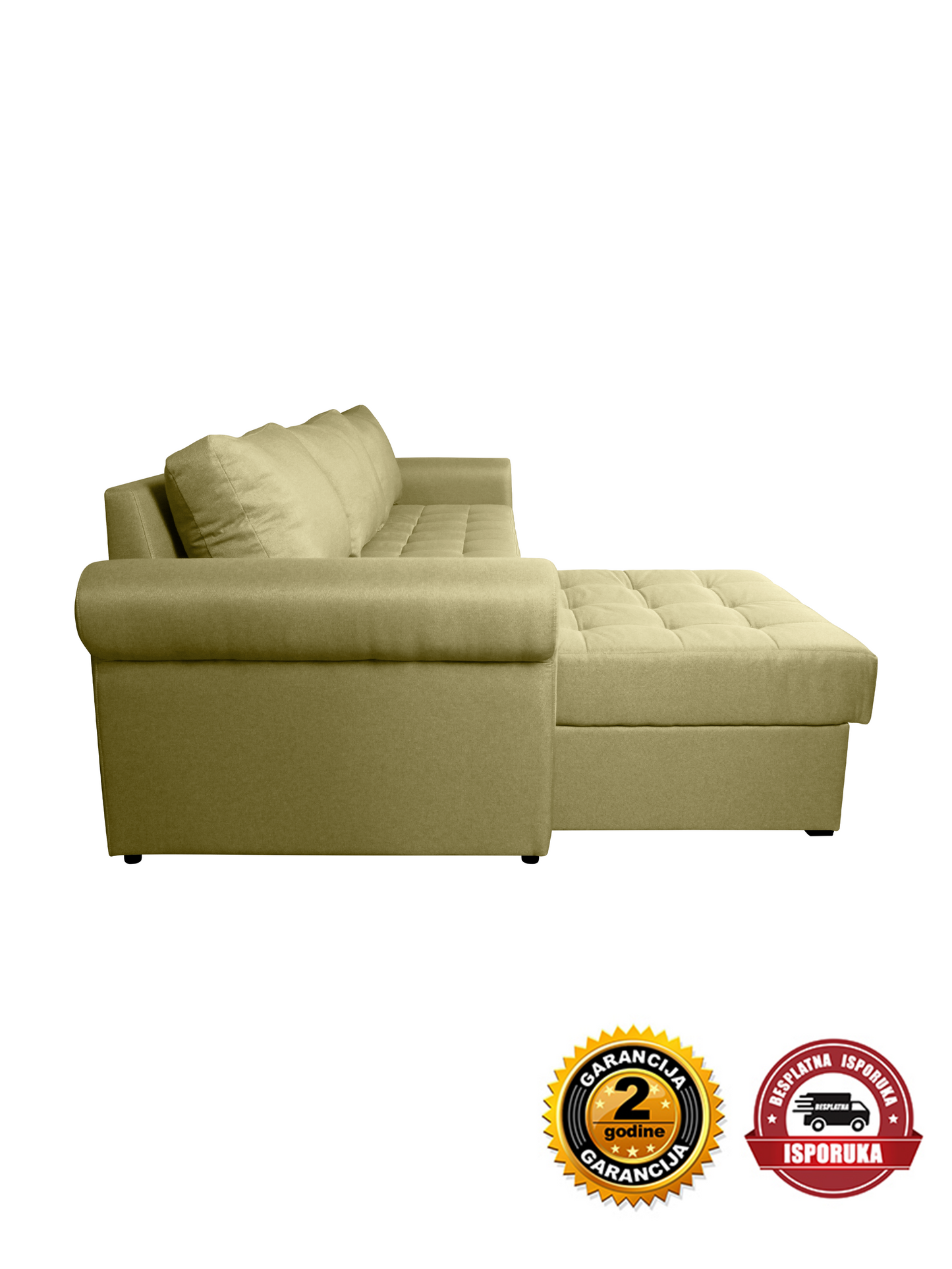 Ugaona garnitura CASABLANKA zelena