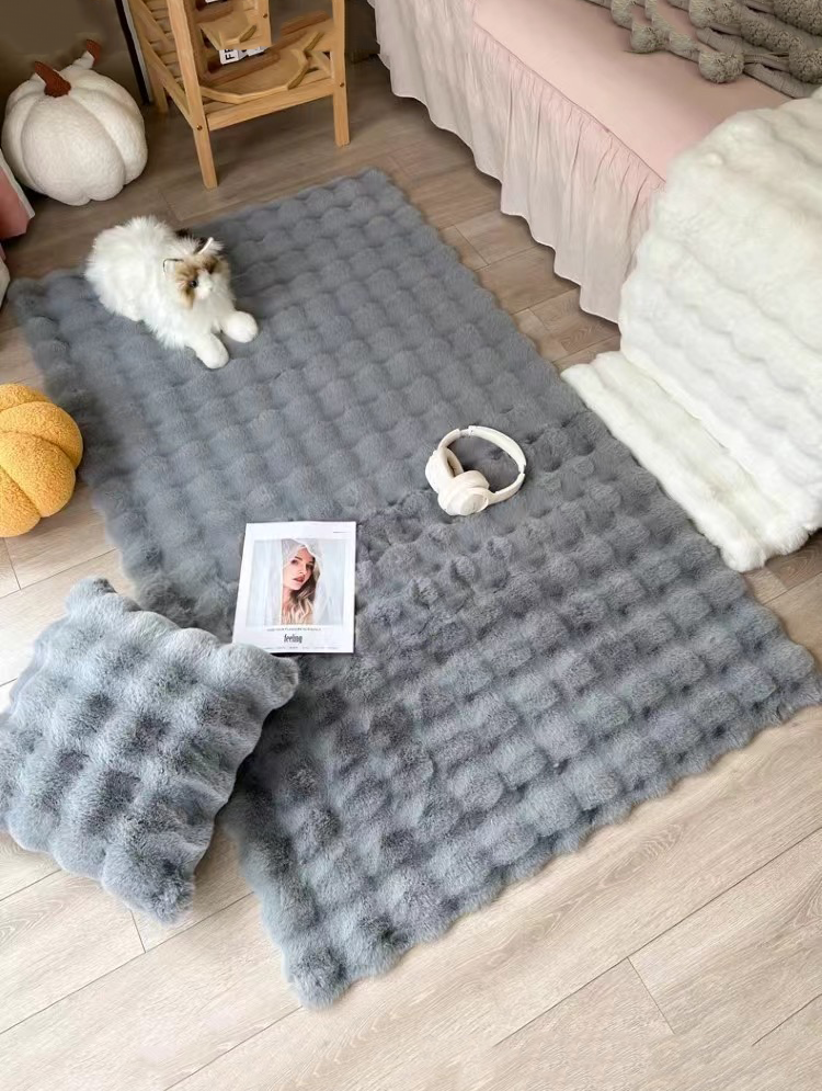 Sivi RABBIT HAIR 80x180