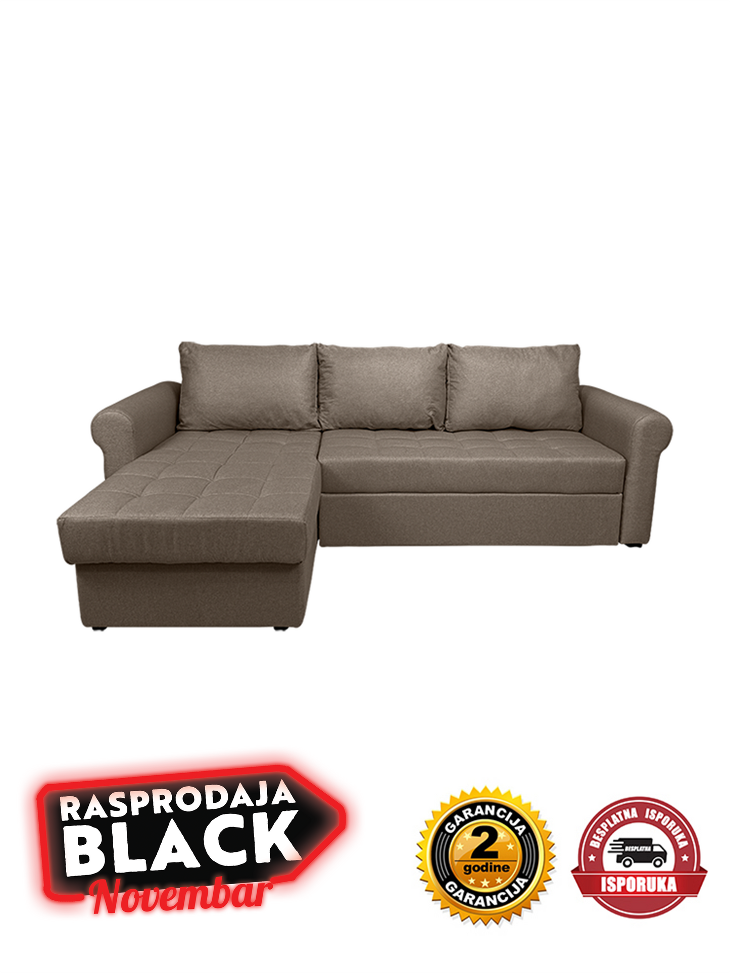 Ugaona garnitura CASABLANKA bež