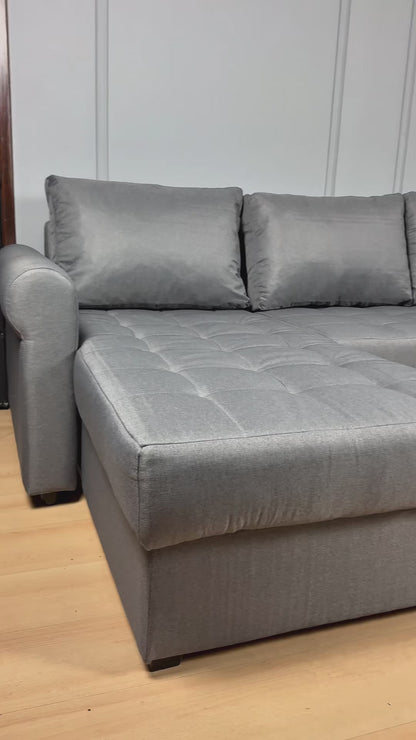 Ugaona garnitura CASABLANKA crna