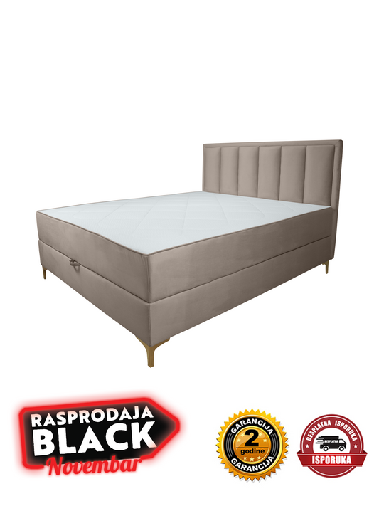 Francuski ležaj SOFT bež