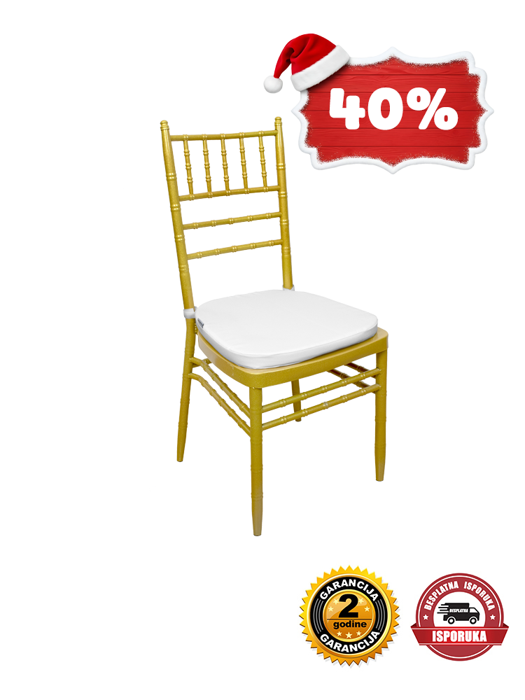 Trpezarijska stolica metalna TIFFANY (sa jastukom)