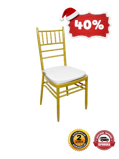 Trpezarijska stolica metalna TIFFANY (sa jastukom)